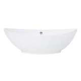 Oblong White Vessel Sink
