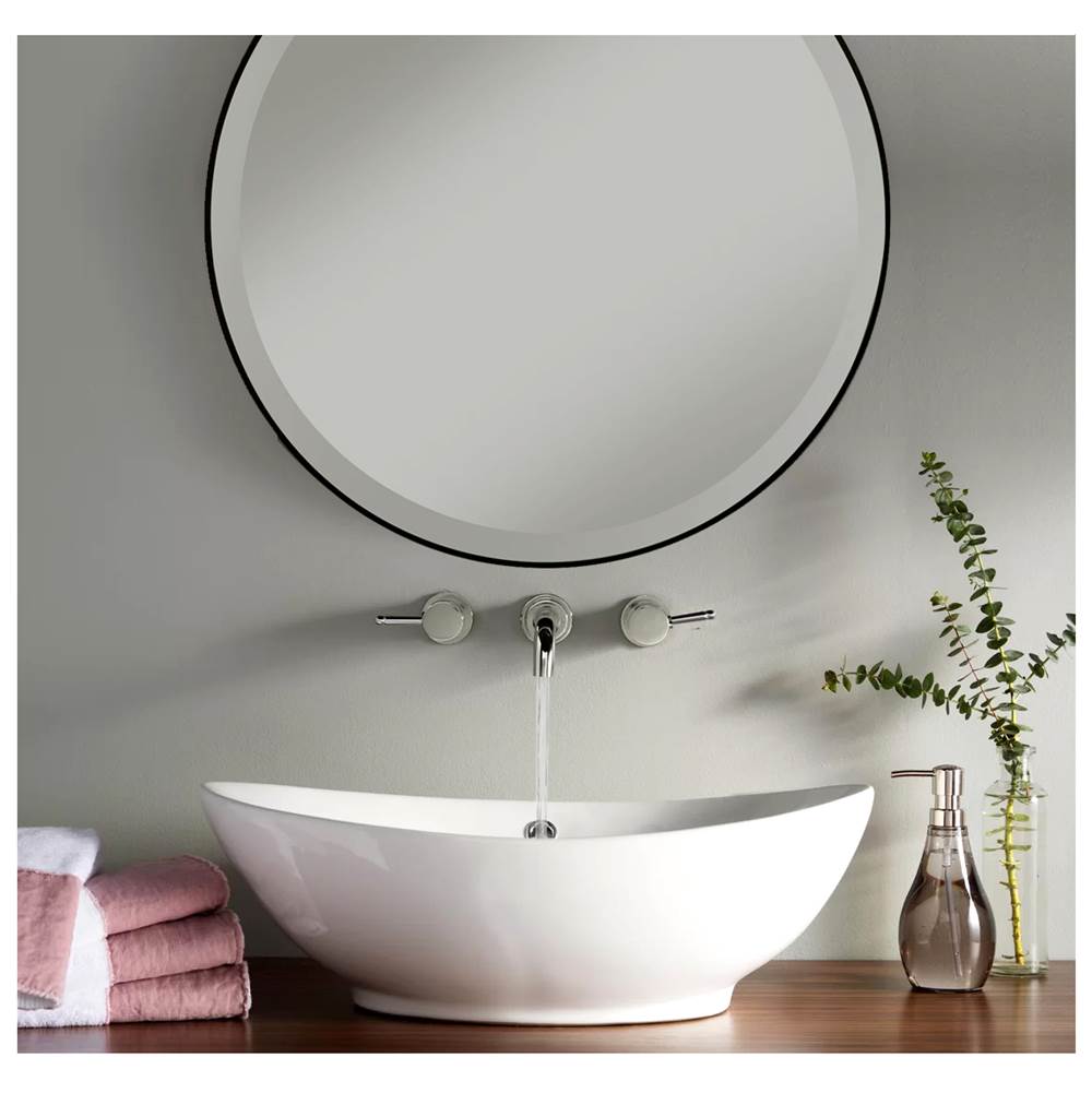Oblong White Vessel Sink