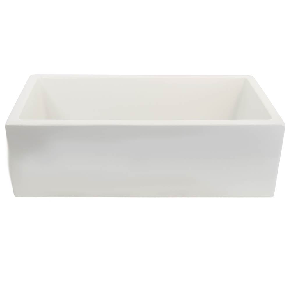 Orleans Collection Italian Fireclay 33-inch Fireclay Farmhouse Sink