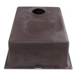 17'' Single Bowl Undermount Granite Composite Bar-Prep Sink Black