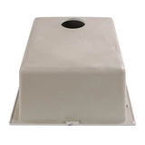 17'' Single Bowl Undermount Granite Composite Bar-Prep Sink Black
