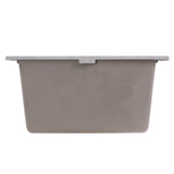 17'' Single Bowl Undermount Granite Composite Bar-Prep Sink Black