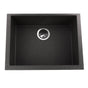 Nantucket Sinks - Small Single Bowl Undermount Granite Composite Black - Matte Black