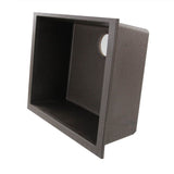 Small Single Bowl Undermount Granite Composite Black