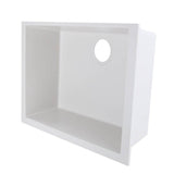 Small Single Bowl Undermount Granite Composite Black