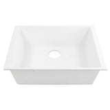Small Single Bowl Undermount Granite Composite Black