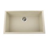 Nantucket Sinks - Large Single Bowl Undermount Granite Composite Sand - Matte Sand