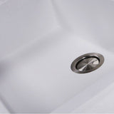Large Single Bowl Undermount Granite Composite Black