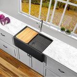 30''X20'' GRANITE COMPOSITE APRON FARMHOUSE SINK