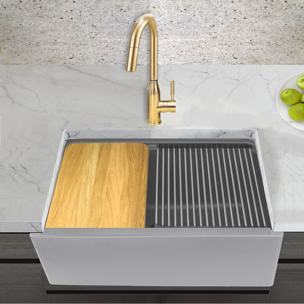 30''X20'' GRANITE COMPOSITE APRON FARMHOUSE SINK