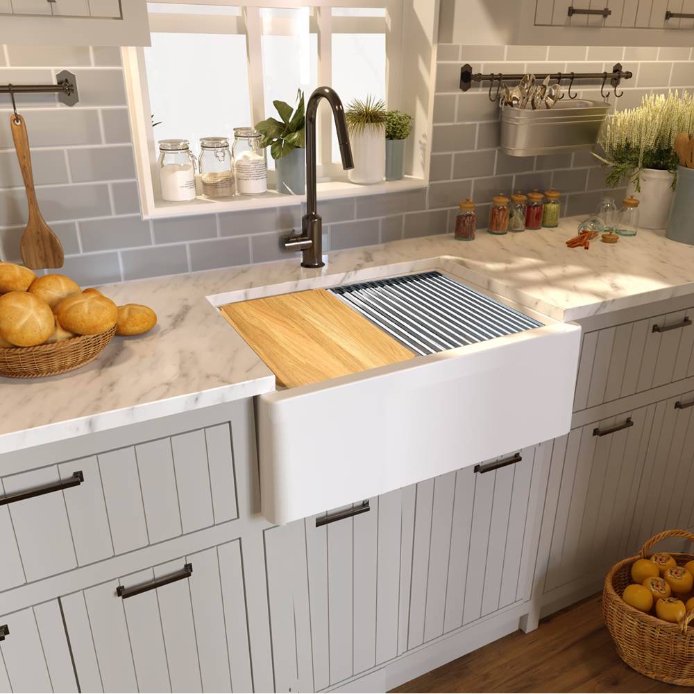 30''X20'' GRANITE COMPOSITE APRON FARMHOUSE SINK