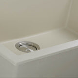 Large Single Bowl Dual-mount Granite Composite Black