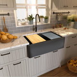 33''X20'' GRANITE COMPOSITE APRON FARMHOUSE SINK