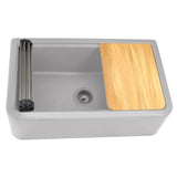 33''X20'' GRANITE COMPOSITE APRON FARMHOUSE SINK