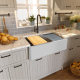 33''X20'' GRANITE COMPOSITE APRON FARMHOUSE SINK