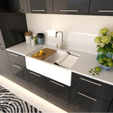 33''X20'' GRANITE COMPOSITE APRON FARMHOUSE SINK