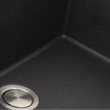 33-inch Undermount Granite Composite Sink in Black