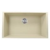 Nantucket Sinks - 33-inch Undermount Granite Composite Sink in Sand - Matte Sand