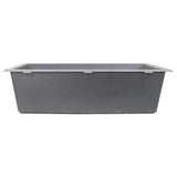 33-inch Undermount Granite Composite Sink in Black
