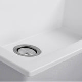 33-inch Dual-mount Granite Composite Sink in Black