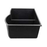 60/40 Double Bowl Undermount Granite Composite Black