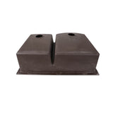 60/40 Double Bowl Dual-mount Granite Composite Black