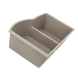 60/40 Double Bowl Undermount Granite Composite Black