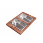 Nantucket Sinks - Prep Station 2 Piece Large Rectangle Condiment Server - Natural