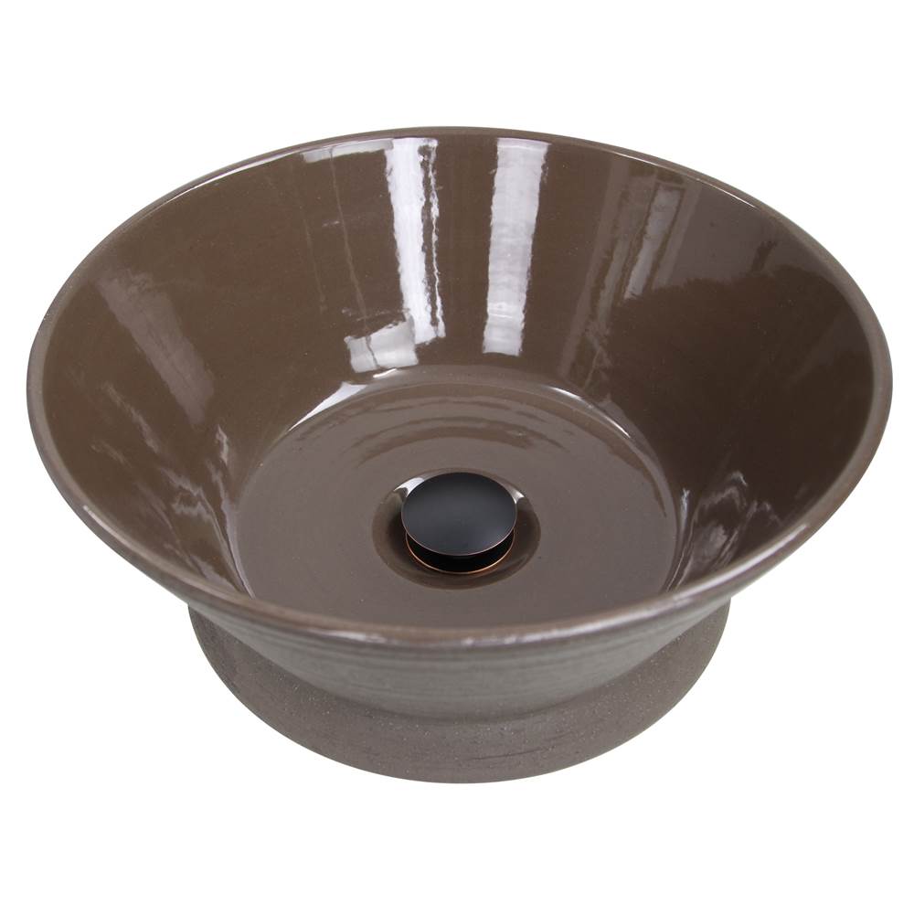 Nantucket Sinks - Fireclay Hand-decorated Vanity Sink Marblehead - Glazed