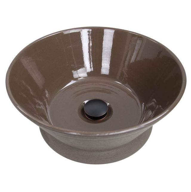 Nantucket Sinks - Fireclay Hand-decorated Vanity Sink Marblehead - Glazed