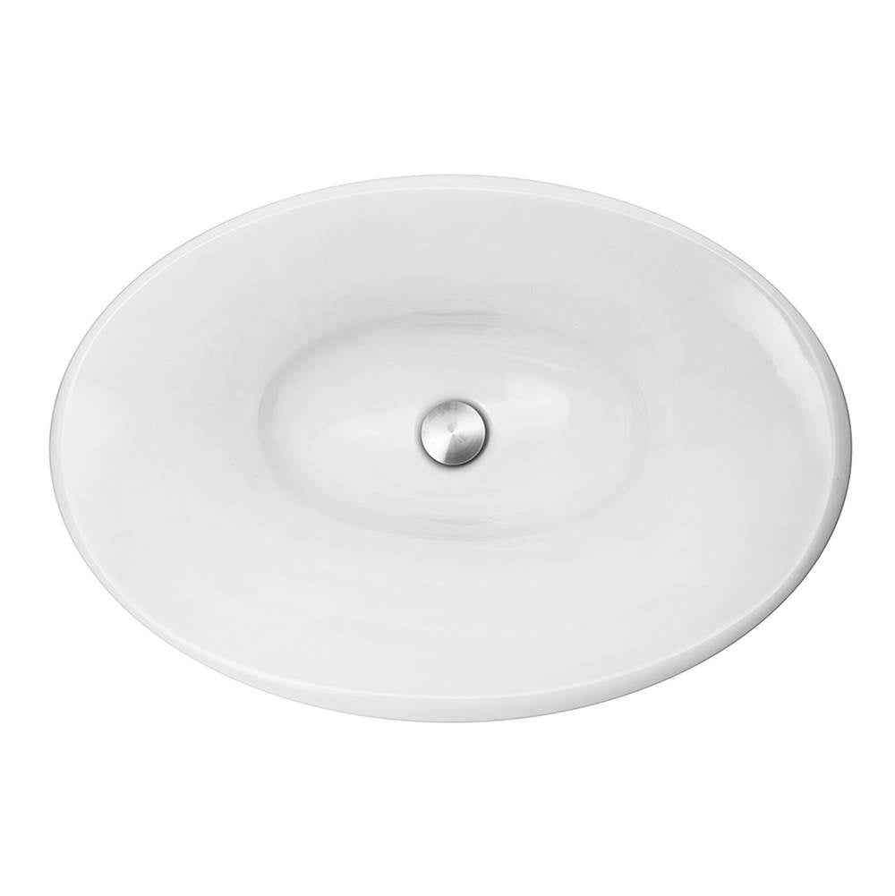 Nantucket Sinks - Tortola Italian Fireclay Vanity Sink - Glazed White