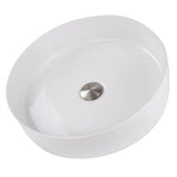 Nantucket Sinks - Kiel Italian Fireclay Vanity Sink - Glazed