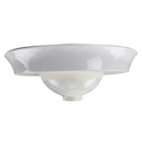 Lugano Fireclay Hand-decorated Vanity Sink