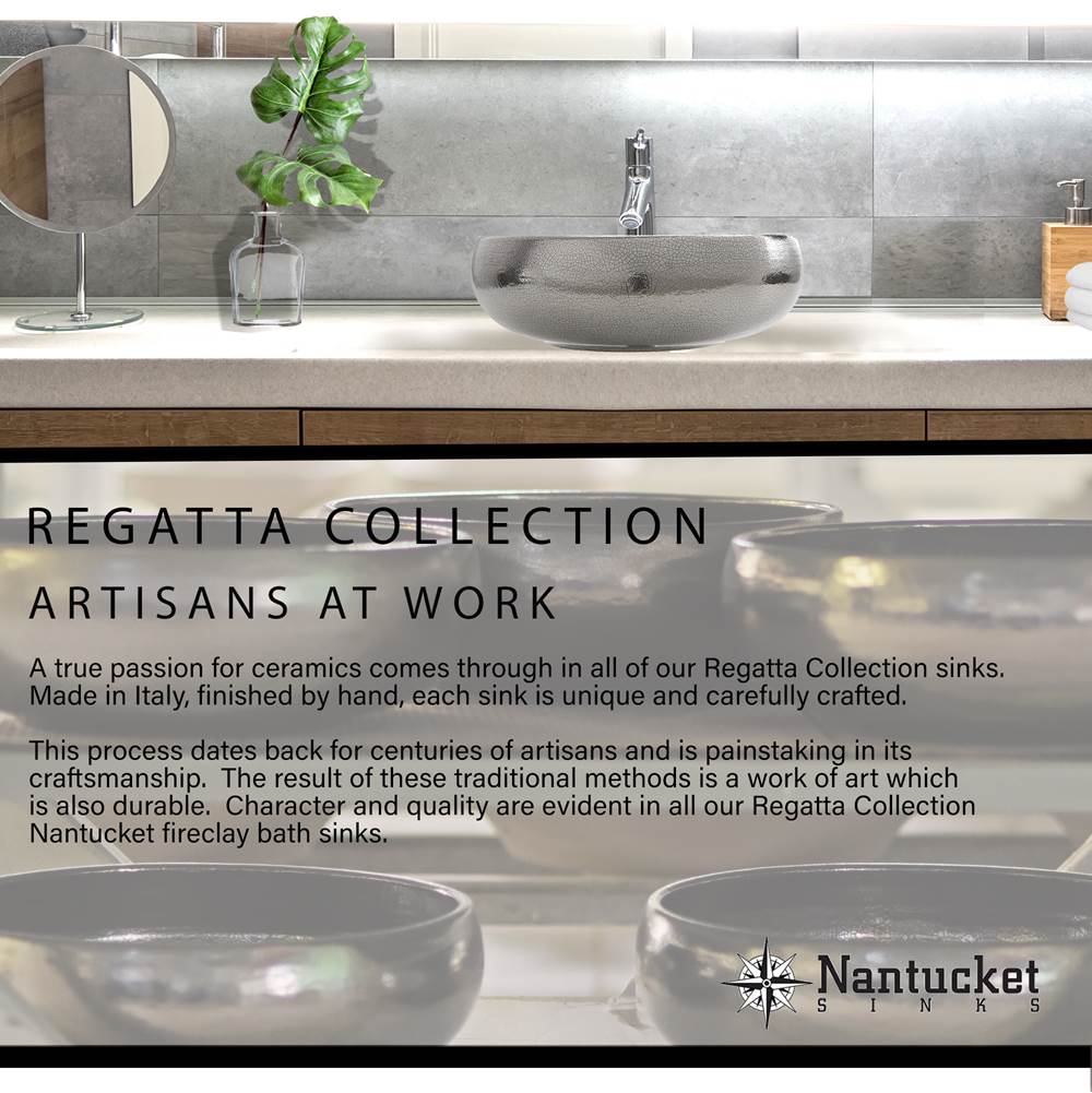 La Maddalena Italian Fireclay Vanity Sink
