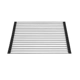 Nantucket Sinks - Stainless Steel Roll Up Kitchen Mat - Rum - Natural