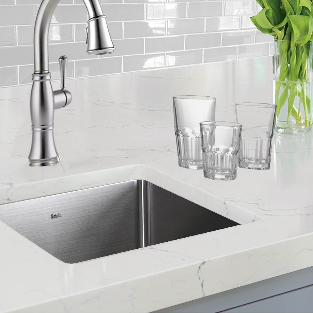 15 Inch Pro Series Square Undermount Small Radius Stainless Steel Bar/Prep Sink