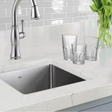 15 Inch Pro Series Square Undermount Small Radius Stainless Steel Bar/Prep Sink