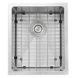 15 Inch Pro Series Rectangle Undermount Small Radius Stainless Steel Bar/Prep Sink