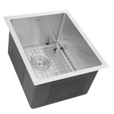 15 Inch Pro Series Rectangle Undermount Small Radius Stainless Steel Bar/Prep Sink
