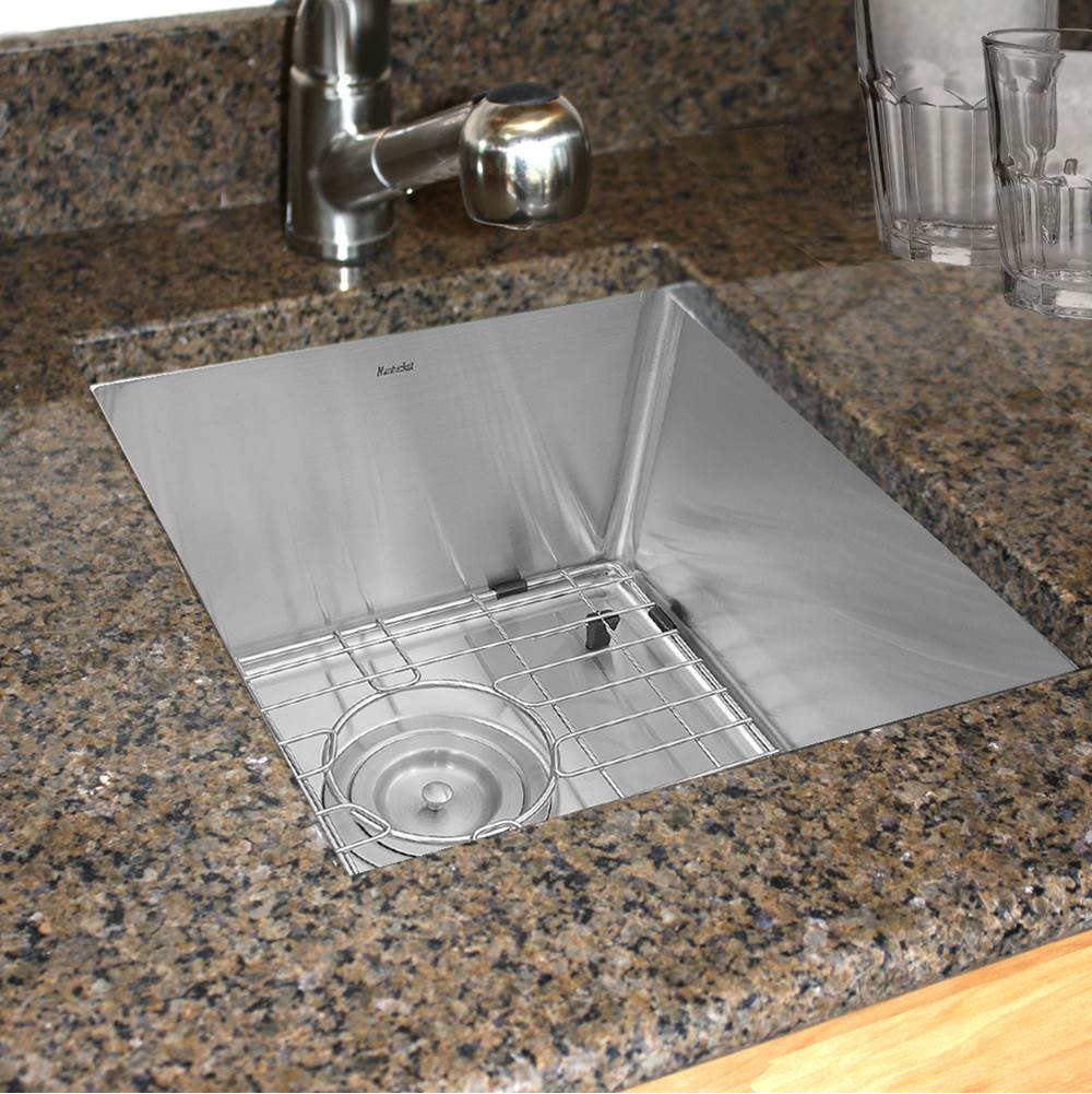 15 Inch Pro Series Rectangle Undermount Small Radius Stainless Steel Bar/Prep Sink