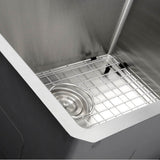 SR2318 - Pro Series Rectangle Single Bowl Undermount Small Radius Corners Stainless Steel Kitchen Sink