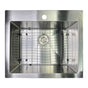 Nantucket Sinks - 25 Inch Pro Series Small Rectangle Single Bowl Self Rimming Small Radius Stainless Steel Drop In Kitchen Sink (3 Hole) - satin Silver