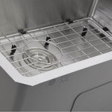 SR2818 - Pro Series Rectangle Single Bowl Undermount Small Radius Corners Stainless Steel Kitchen Sink, 16 Gauge