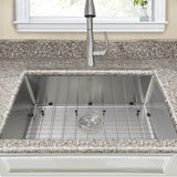 SR2818 - Pro Series Rectangle Single Bowl Undermount Small Radius Corners Stainless Steel Kitchen Sink, 16 Gauge