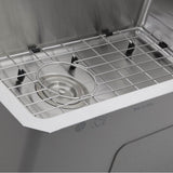 Pro Series Rectangle Single Bowl Undermount Small Radius Corners Stainless Steel Kitchen Sink, 16 Gauge