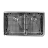 Nantucket Sinks - Pro Series Large Rectangle Single Bowl Undermount Small Radius Corners Stainless Steel Kitchen Sink - satin