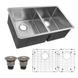 Pro Series Large Rectangle Single Bowl Undermount Small Radius Corners Stainless Steel Kitchen Sink