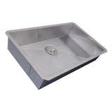 30-inch Single Bowl Zero Radius ADA Stainless Steel Kitchen Sink