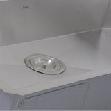 30-inch Single Bowl Zero Radius ADA Stainless Steel Kitchen Sink