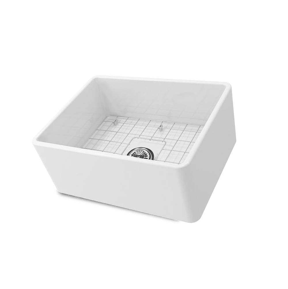 24 Inch Fireclay Farmhouse Kitchen Sink